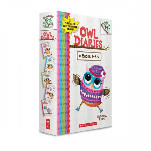 [★스티커 증정] Owl Diaries Treetop Adventure #01-5 챕터북 Box Set (Paperback)(CD없음)