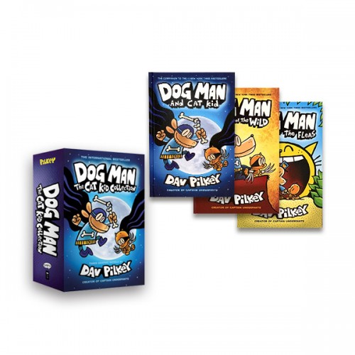 ★다이어리 증정★[도그맨] Dog Man #04-6 코믹스 하드커버 Boxed Set (풀컬러)(CD없음)