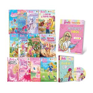 [세이펜BOOK] Barbie Readers 바비 리더스 레벨 1 : 리더스북 12권 + 오디오 CD 1장 + 액티비티북 1권