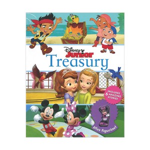 [특가] Disney Junior Treasury : Includes 6 Amazing Stories Plus Figurine (Hardcover)