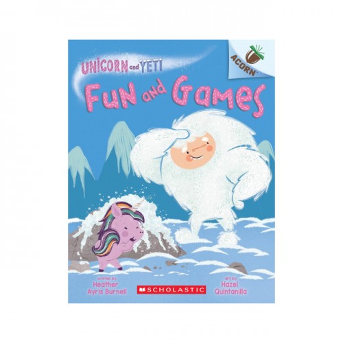 Unicorn And Yeti #8: Fun and Games (An Acorn Book) (Paperback+CD, ̱)