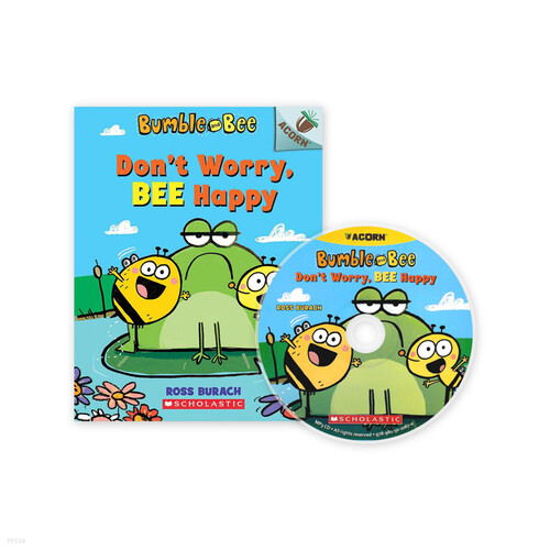 Bumble and Bee #1: Don't Worry, Bee Happy (CD & StoryPlus) (Paperback+CD, ̱)