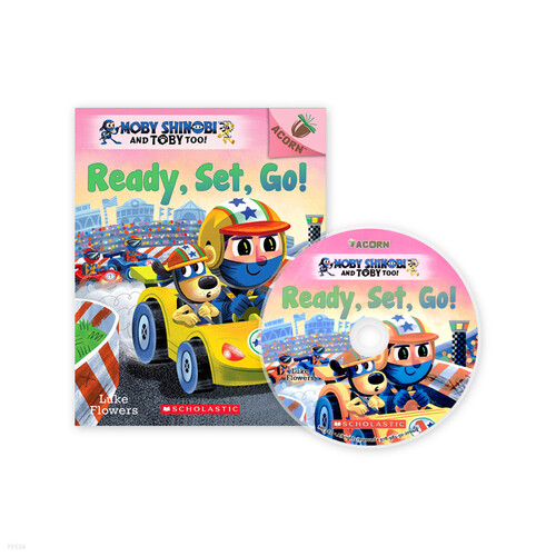 Moby Shinobi and Toby, Too! #3: Ready, Set, Go! (CD & StoryPlus) (Paperback + MP3 CD, ̱)
