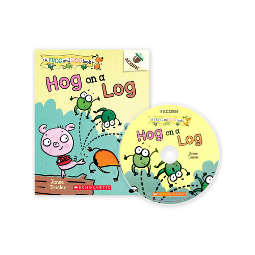 A Frog and Dog Book #3: Hog on a Log (CD & StoryPlus) (Paperback+CD, ̱)