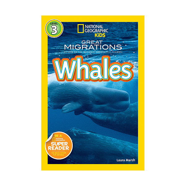 [파본:B급]National Geographic Kids Readers Level 3 : Great Migrations: Whales (Paperback)