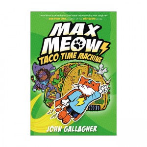 [ĺ:A] Max Meow #04 : Taco Time Machine (Hardcover, Graphic Novel)