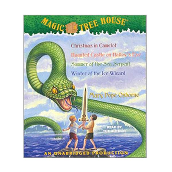 [Ưĺ:A] Magic tree House Merlin Missions Audio CD : Books #01-04 (#29-32)