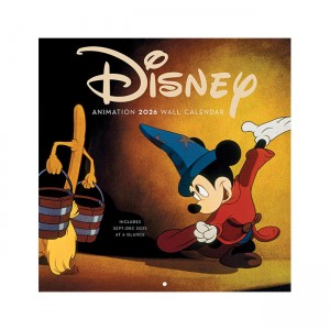Disney Animation 2026 Wall Calendar 