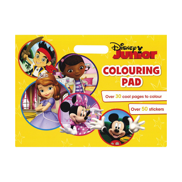 [특가] Disney Junior Colouring Pad : Over 30 cool pages to colour (Paperback, 영국판)