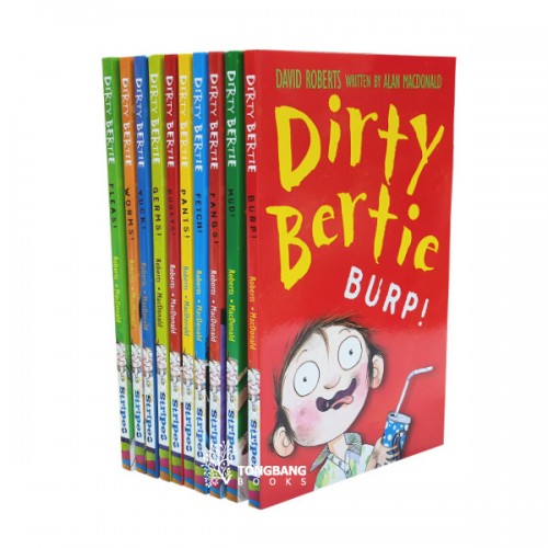 [특가세트] Dirty Bertie 시리즈 1 챕터북 10종 세트 (Paperback, 영국판) (CD미포함)
