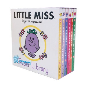 [특가세트] Little Miss : Super Pocket Library (Board Book, 6종, 영국판) (CD미포함)