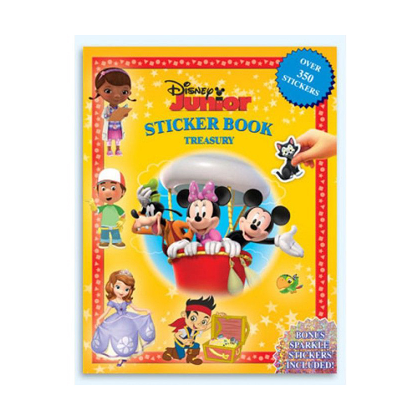 [특가] Sticker Book Treasury : Disney Junior (Paperback)