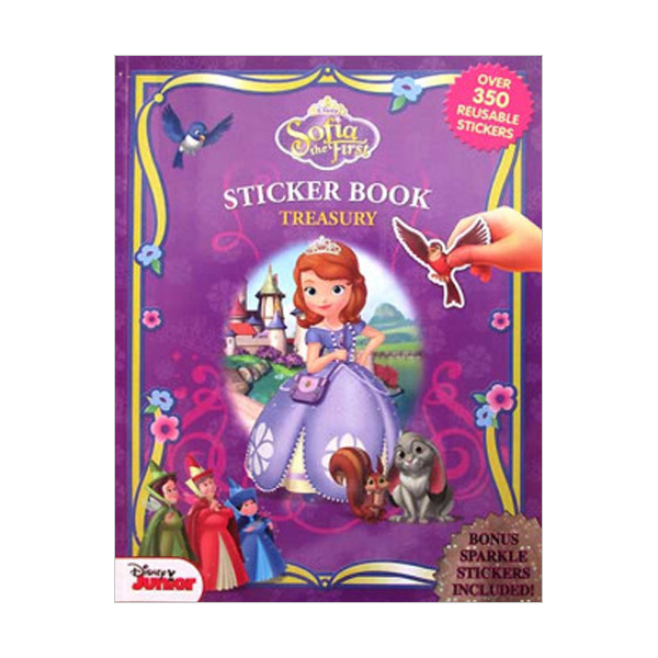 [특가] Sticker Book Treasury : Disney Sofia (Paperback)