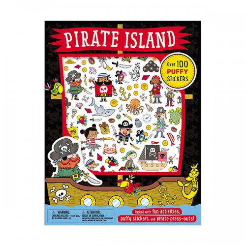 [특가] Pirate Island Puffy Sticker Book (Paperback)