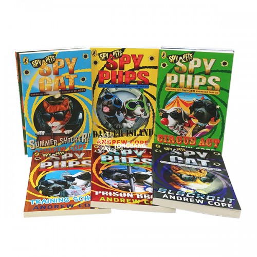 [특가세트] Spy Pups & Spy Cat 챕터북 8종 세트 (Paperback, 영국판) (CD없음)