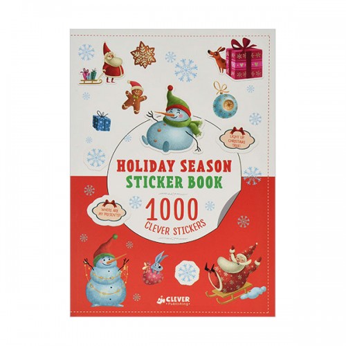 [특가] Holiday Season Sticker Book : 1000 Clever Stickers (Paperback)