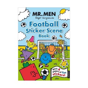 [특가] Mr. Men Football Sticker Scene (Paperback, 영국판)