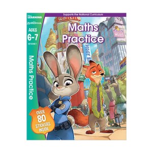 [특가] Disney Learning : Zootropolis : Maths Practice,  Ages 6-7 (Paperback, 영국판)