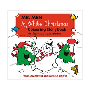[특가] Mr Men A White Christmas Colouring Storybook (Paperback, 영국판)