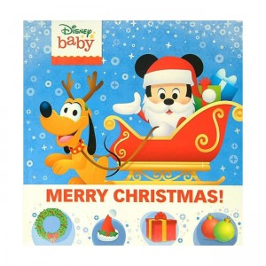 [Ư] Disney Baby : Merry Christmas! (Board book)
