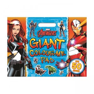 [Ư] Marvel Avengers: Giant Colour Me Pad (Paperback, UK)