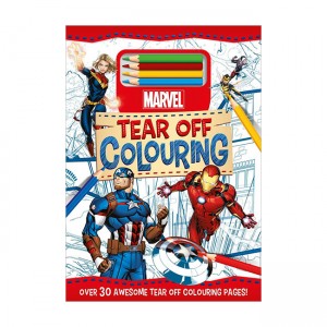 Marvel: Tear Off Colouring