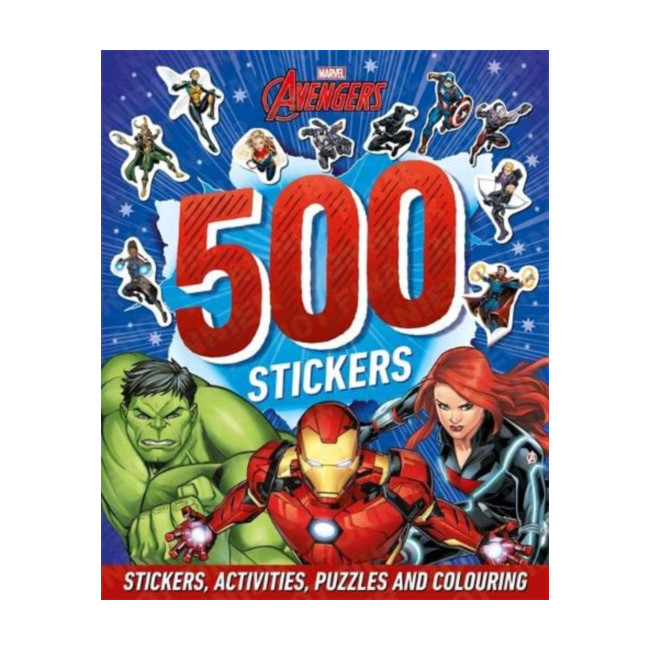 [Ư] Marvel Avengers: 500 Stickers (Paperback, )