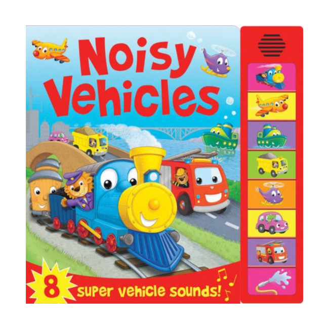 [Ư] Noisy Vehicles (Board Book, )