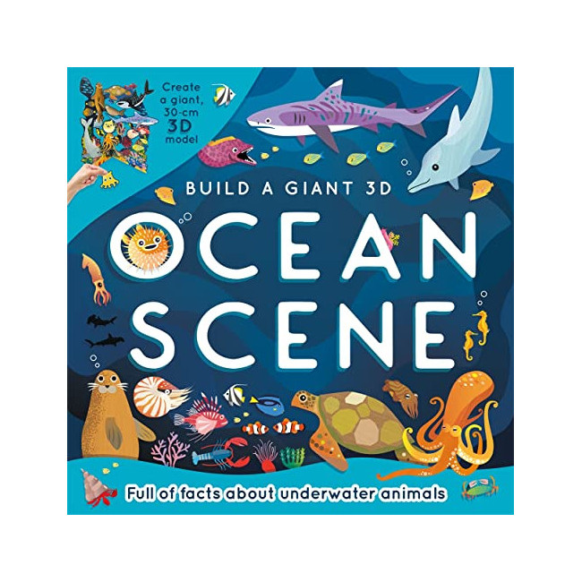 Build a Giant 3D: Ocean Scene (Sea Life Book and Model Set for Kids)