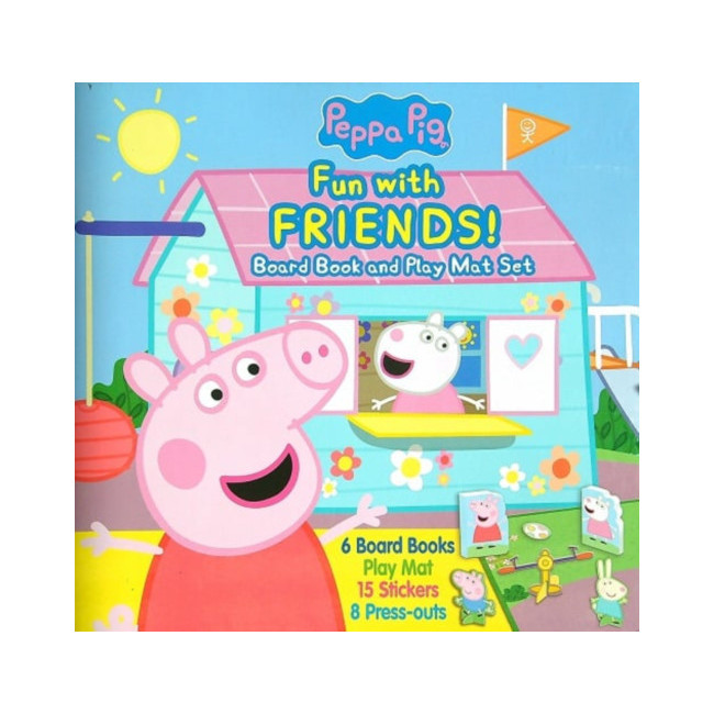 Peppa Pig : Fun With Friends Board Book and Play Mat Set