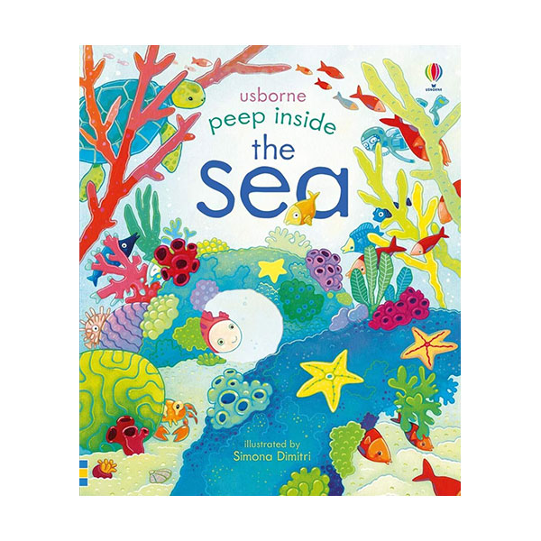 Usborne Peep Inside : The Sea (Board book, 영국판)