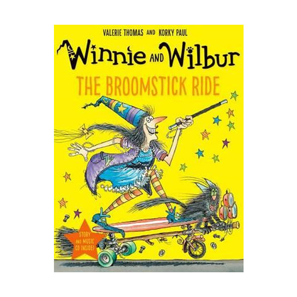 Winnie and Wilbur: The Broomstick Ride (Paperback & CD, 영국판)