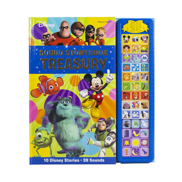 Disney Mickey Mouse, Minnie, Toy Story, and More! : Sound Storybook Treasury (Sound Board book)