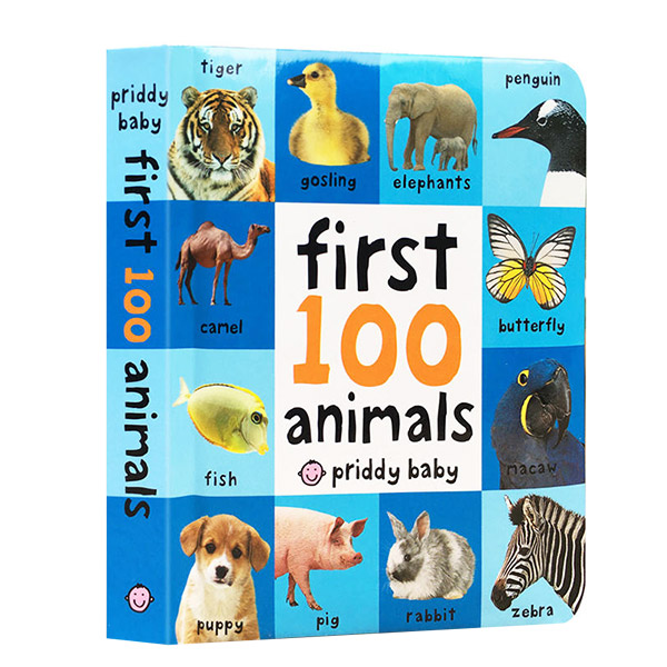 First 100 Animals (Board book)