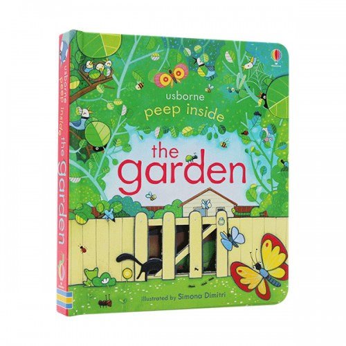 Usborne Peep Inside : the Garden (Board book, 영국판)