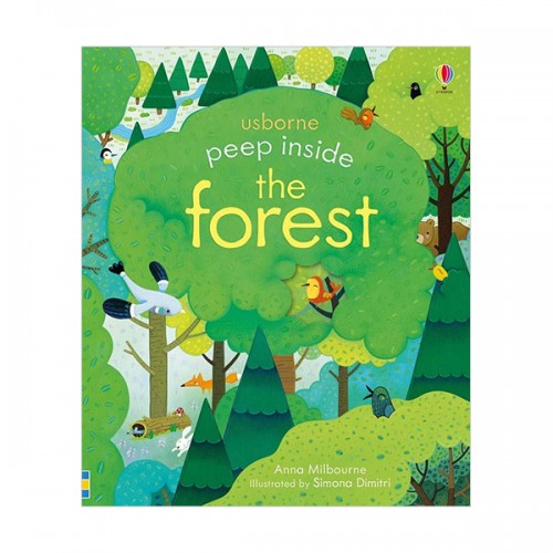 Usborne Peep Inside : the Forest (Board book, 영국판)