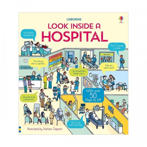 Look Inside : a Hospital (Board book, 영국판)