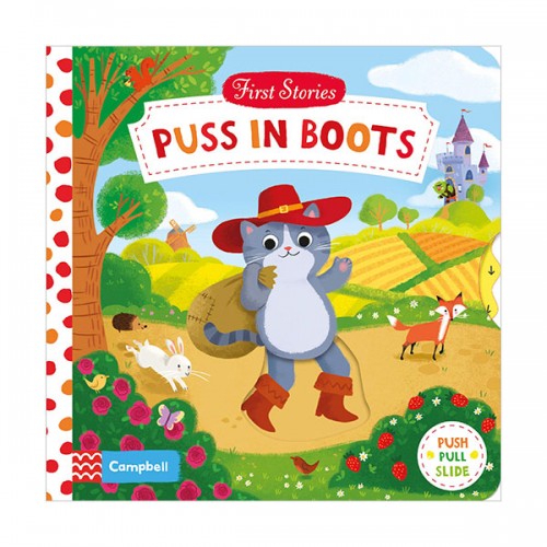 First Stories : Puss in Boots (Board book, 영국판)