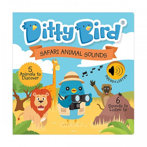 Ditty Bird : Safari Animal Sounds (Board book, Sound book)