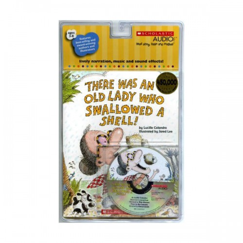 There Was an Old Lady Who Swallowed a Shell! (Paperback+CD)