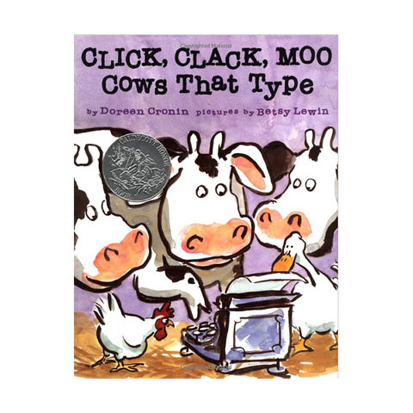 [2001 칼데콧] Click, Clack, Moo : Cows That Type (Paperback & CD)