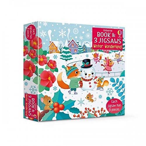 Usborne Book and Jigsaw : Winter Wonderland (Book and 3 Jigsaws Puzzle, 영국판)