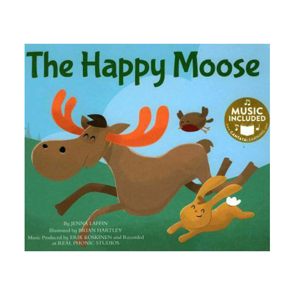 The Happy Moose (Paperback + CD)