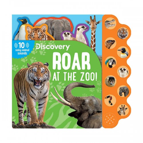 Discovery : Roar at the Zoo! (Board book, 10-Button Sound Books)