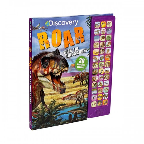 Discovery : Roar with the Dinosaurs! (Board book, Sound book)