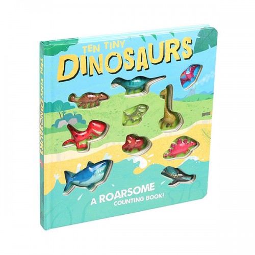 A Counting Book : Ten Tiny Dinosaurs (Board book)