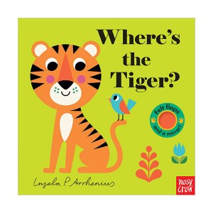 Where's the Tiger? : Felt Flap Book (Board book)