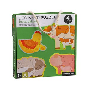 Petit Collage beginner puzzle farm animals (Puzzle)