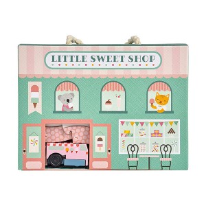 Petit Collage Wind Up Toy Playset : Little Sweet Shop 