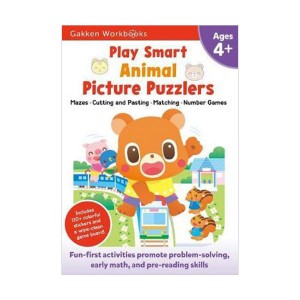 Play Smart Animal Picture Puzzlers Age 4+ with Stickers (Paperback)